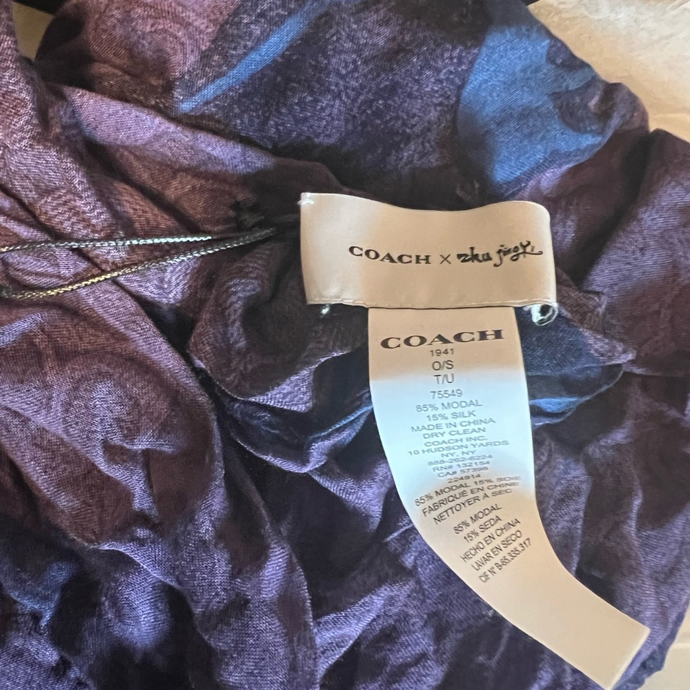 Rare Coach Rexy scarf/ shawl